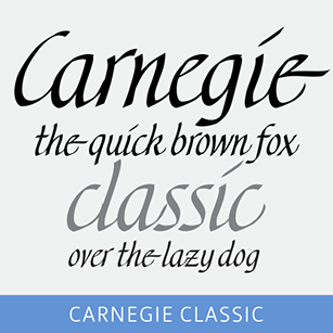 Carnegie Classic Calligraphy font