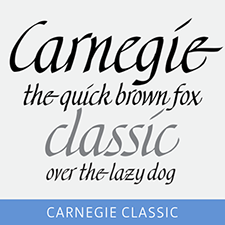 Carnegie Classic Calligraphy font