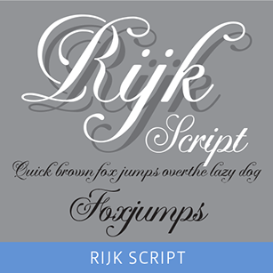 Rjik Script stencil font